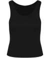 NS344 Native Spirit Ladies Ribbed Tank Top Black colour image